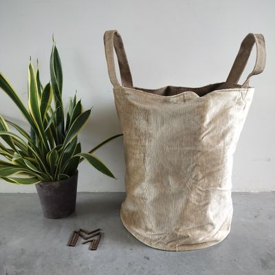 XL opbergmand uit recuptextiel - golden ribbles