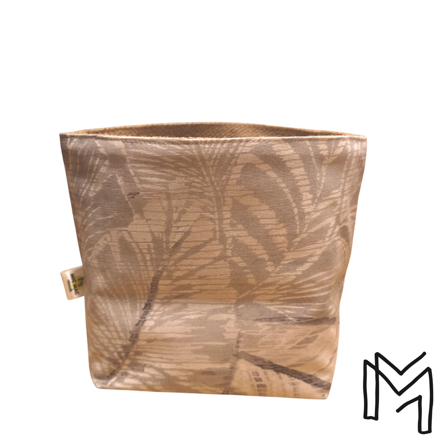 Mini opbergmand uit recuptextiel - grey forest 3