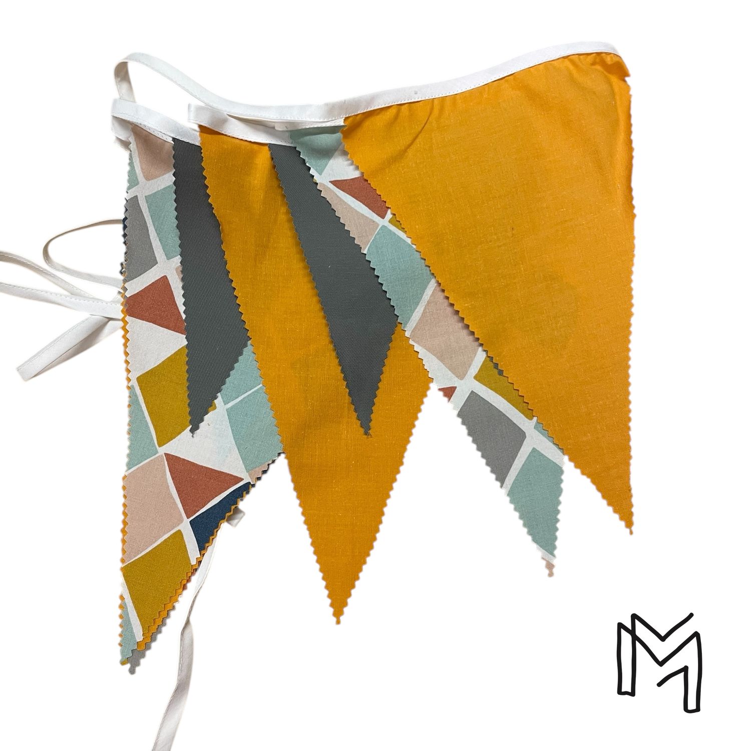 Vlaggetjes uit recuptextiel - Southern chill