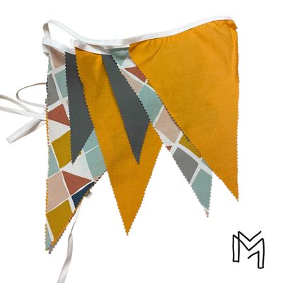 Vlaggetjes uit recuptextiel - Southern chill