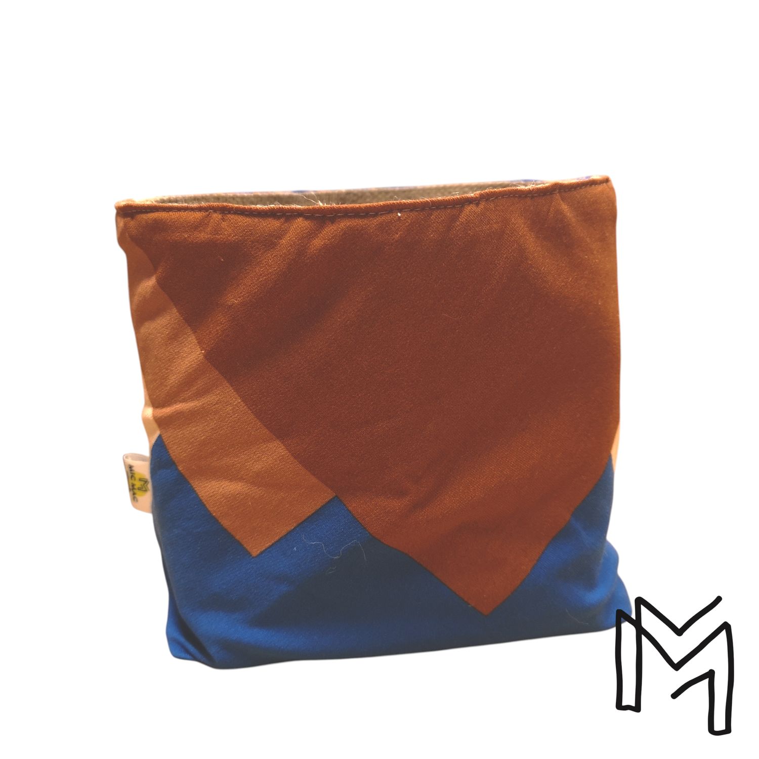 Mini opbergmand uit recuptextiel - earth meets sky 3