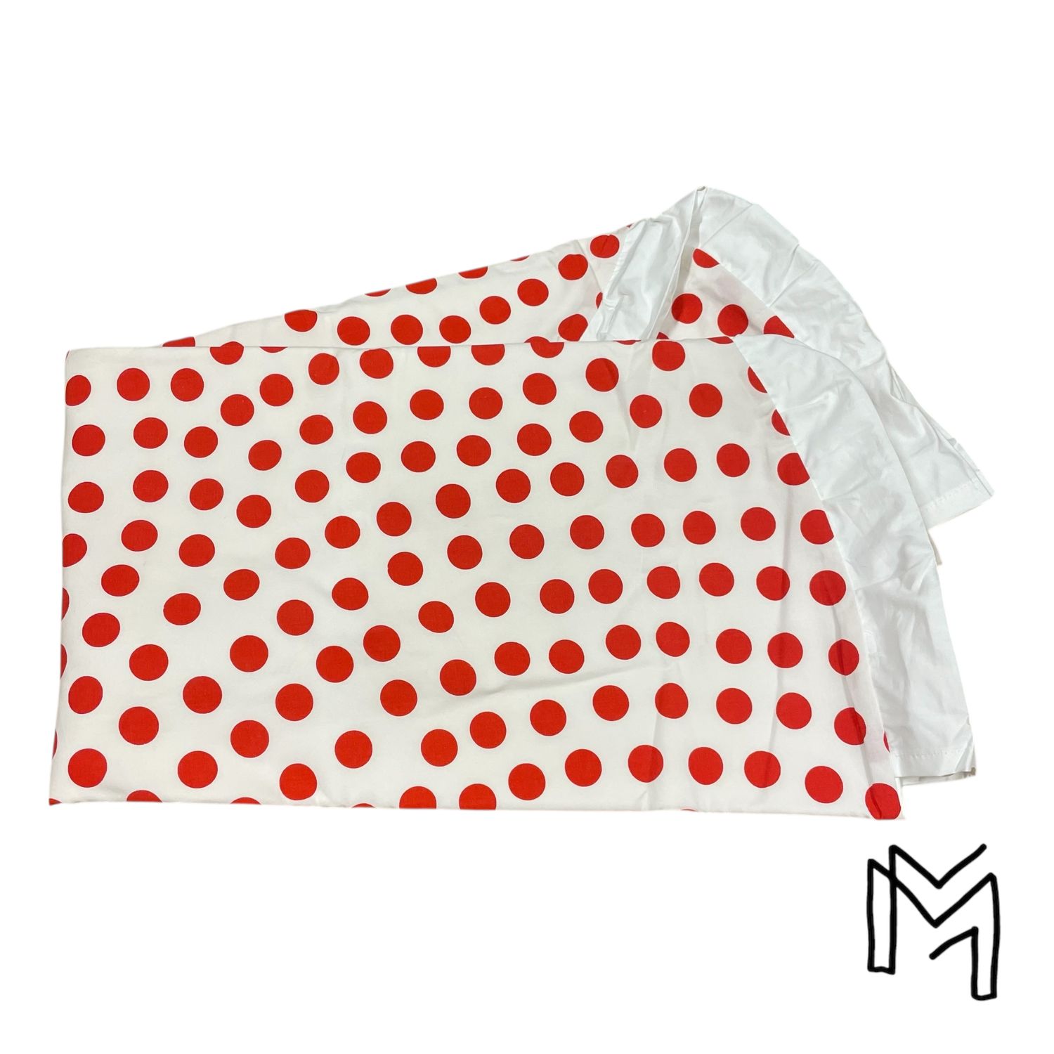 Play &amp; go uit recuptextiel  - Polka dot red