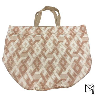 XL opbergmand uit recuptextiel - Boho pattern