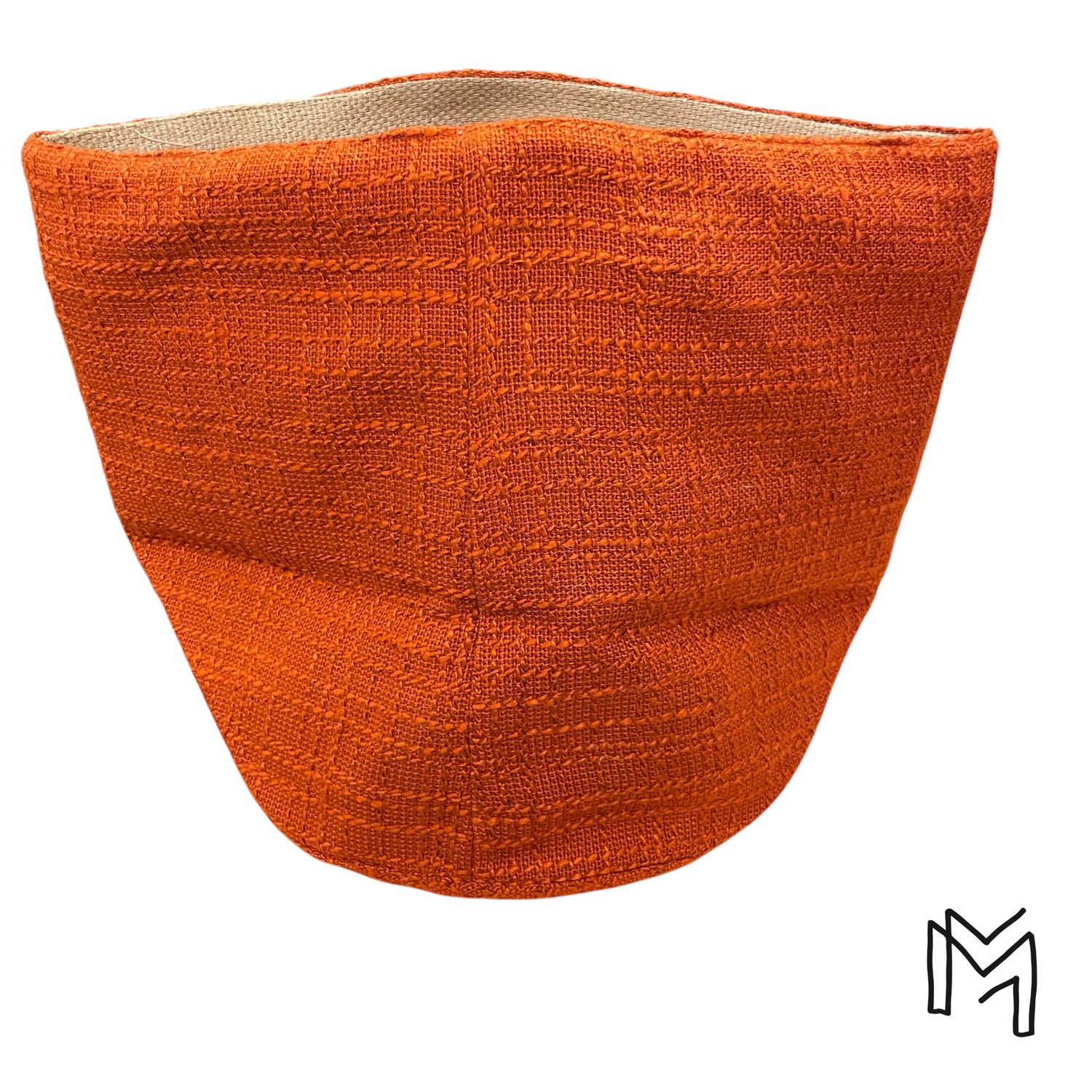 Medium opbergmand uit recuptextiel - Terra wooly