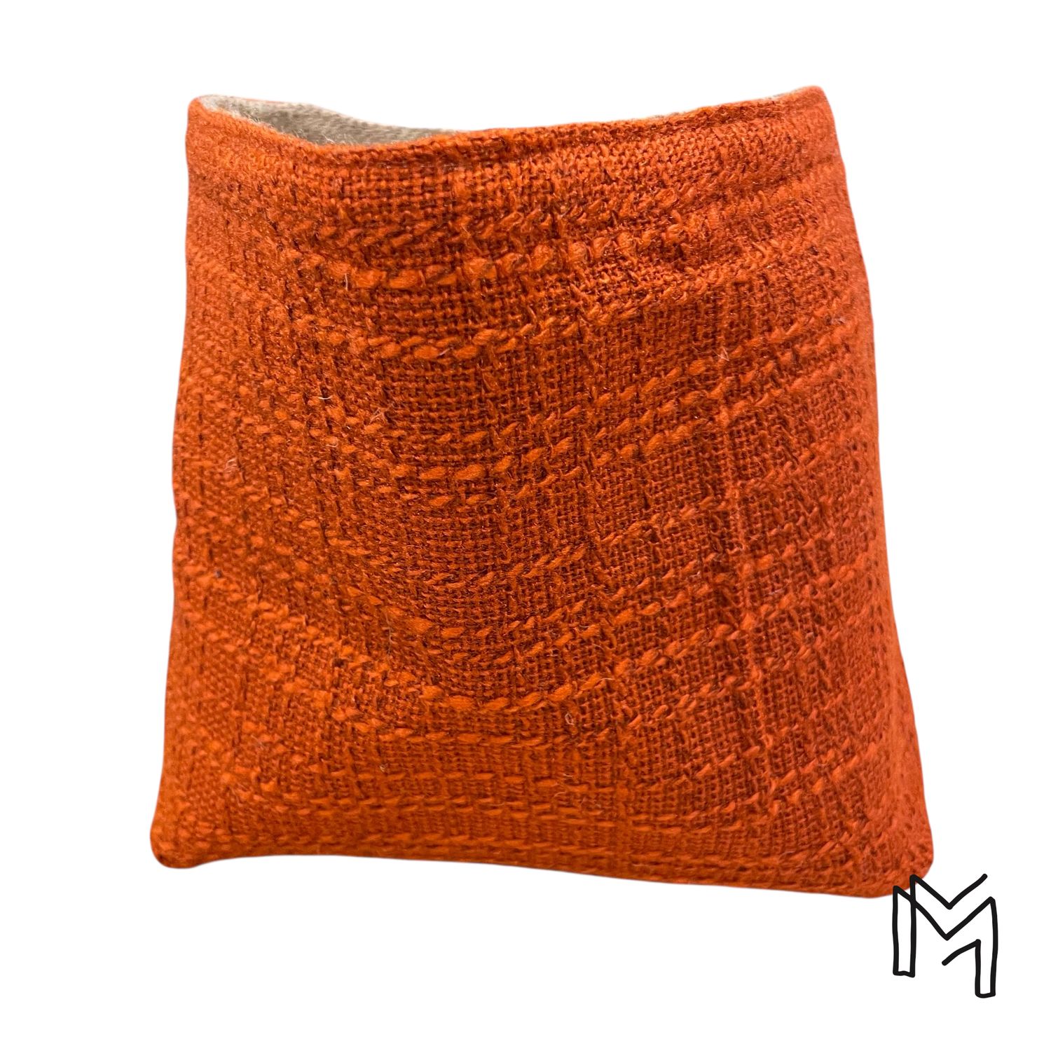 Mini opbergmand uit recuptextiel - Terra wooly