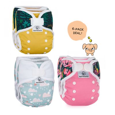 Diaper cover one size with velcro Bamboolik