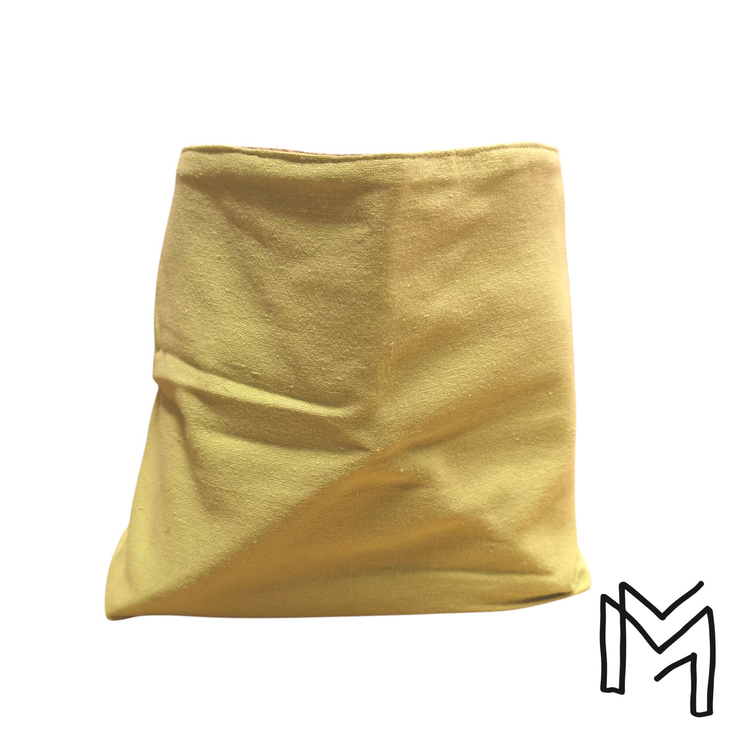 Mini opbergmand uit recuptextiel - pistachio