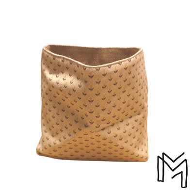 Mini opbergmand uit recuptextiel - little blush flowers