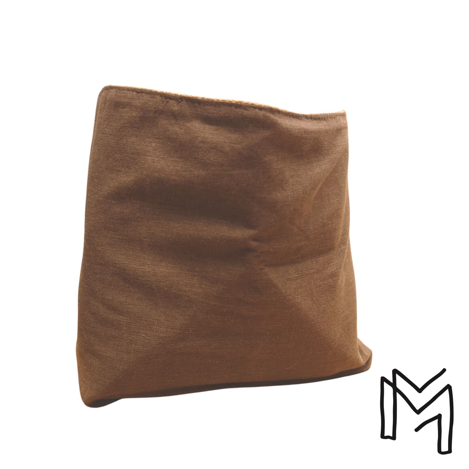 Mini opbergmand uit recuptextiel - linnen earth