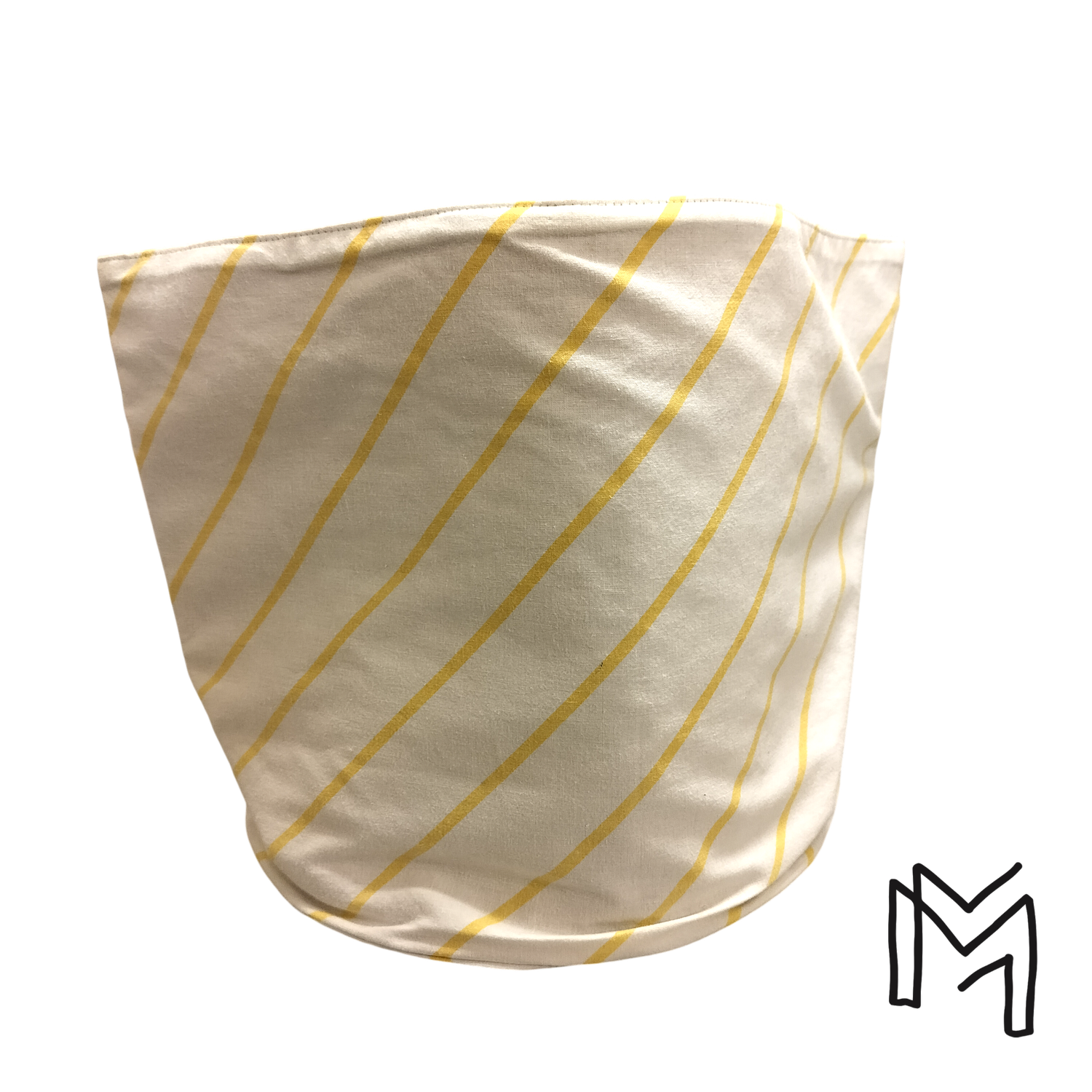 Medium opbergmand uit recuptextiel - beachlines