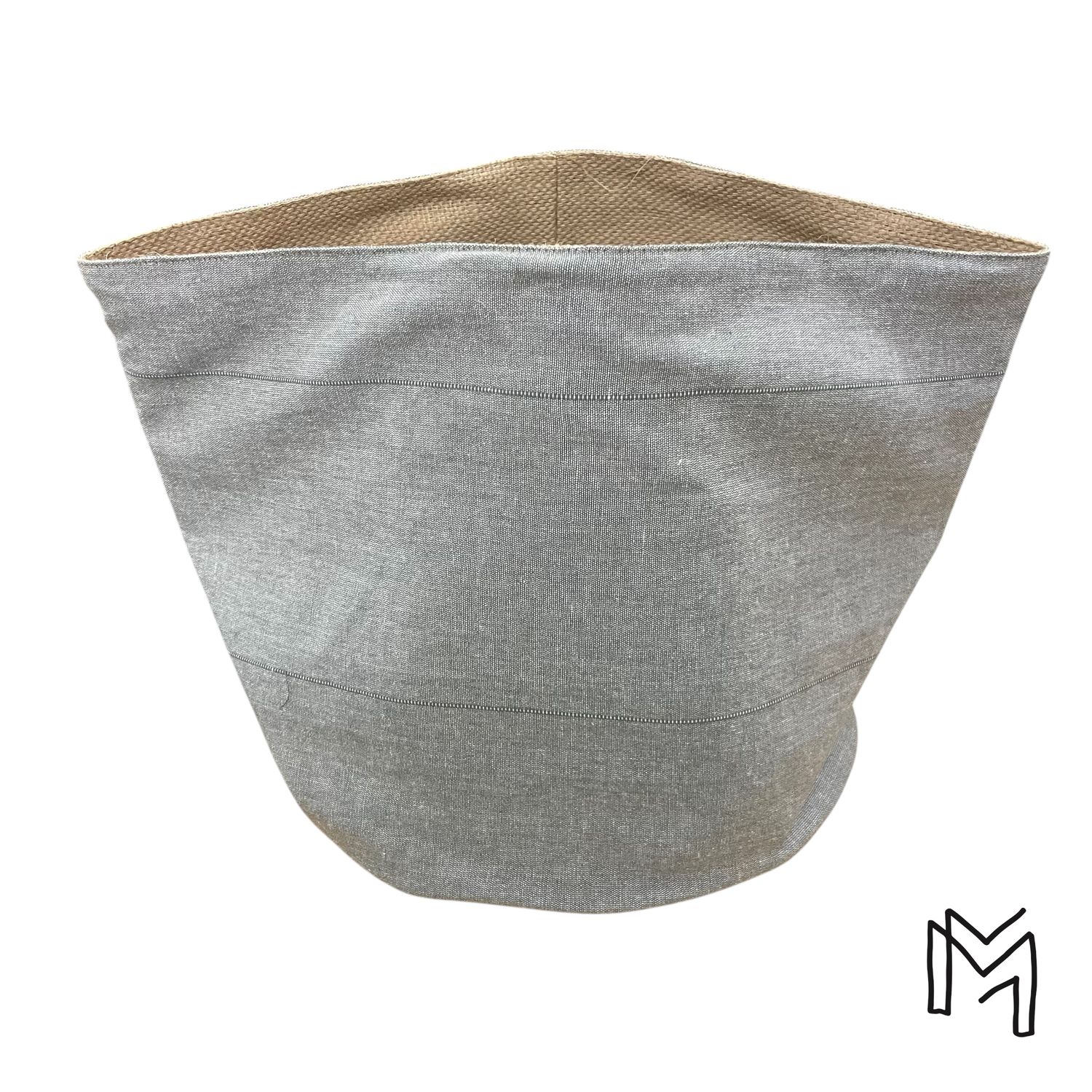 Medium opbergmand uit recuptextiel - Grey noise 2