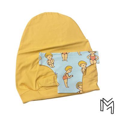 Wipperhoes uit recuptextiel - Let's go swimming 2