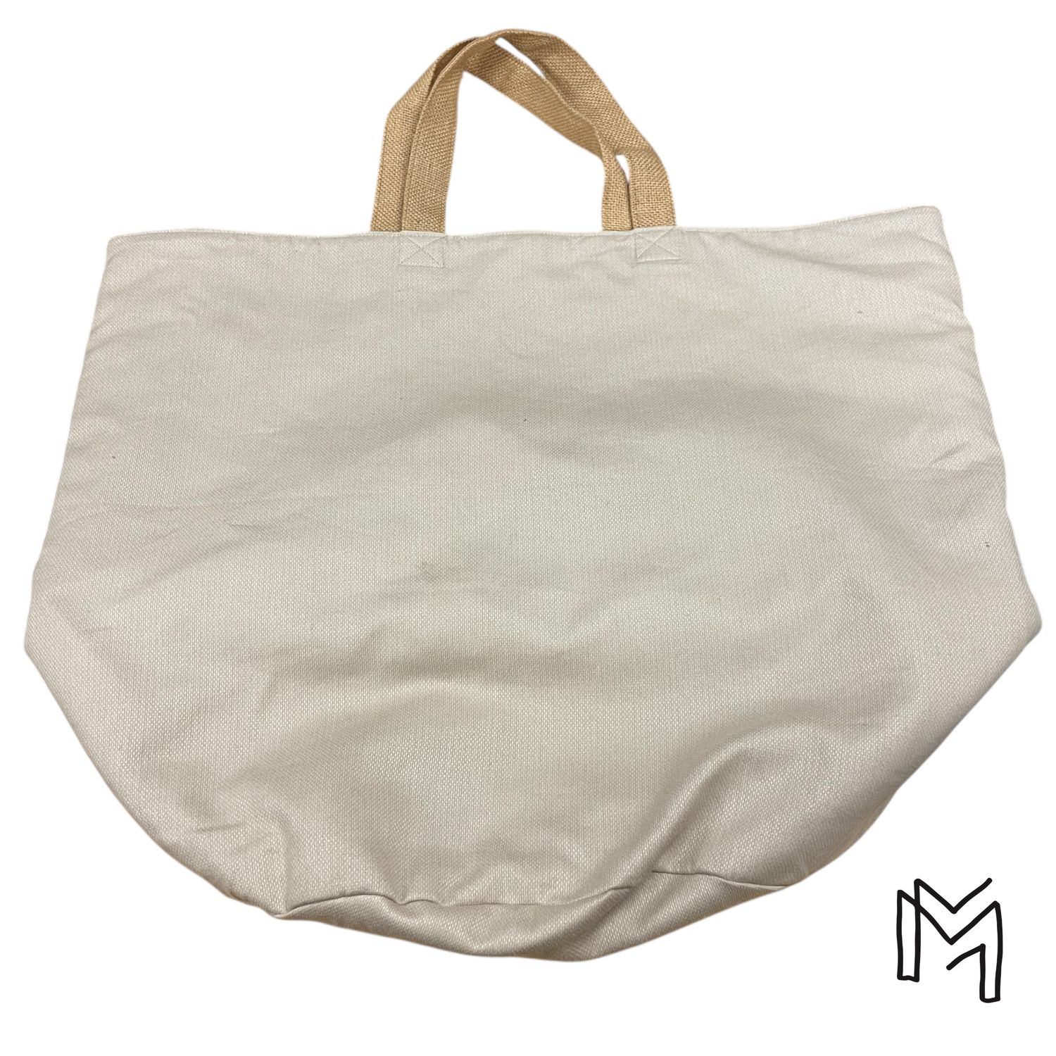 XL opbergmand uit recuptextiel - Whitegrey loops