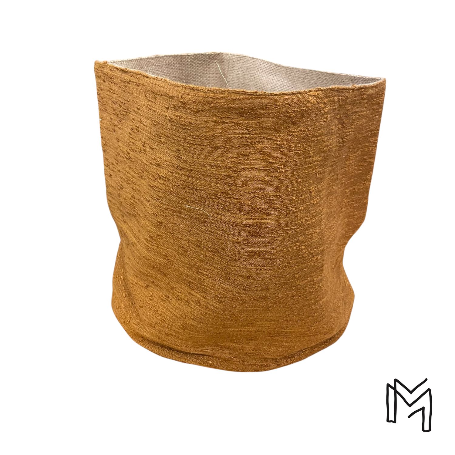 Medium opbergmand uit recuptextiel -Bronze structure 2