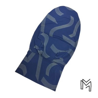 Wipperhoes uit recuptextiel - Cobalt lines