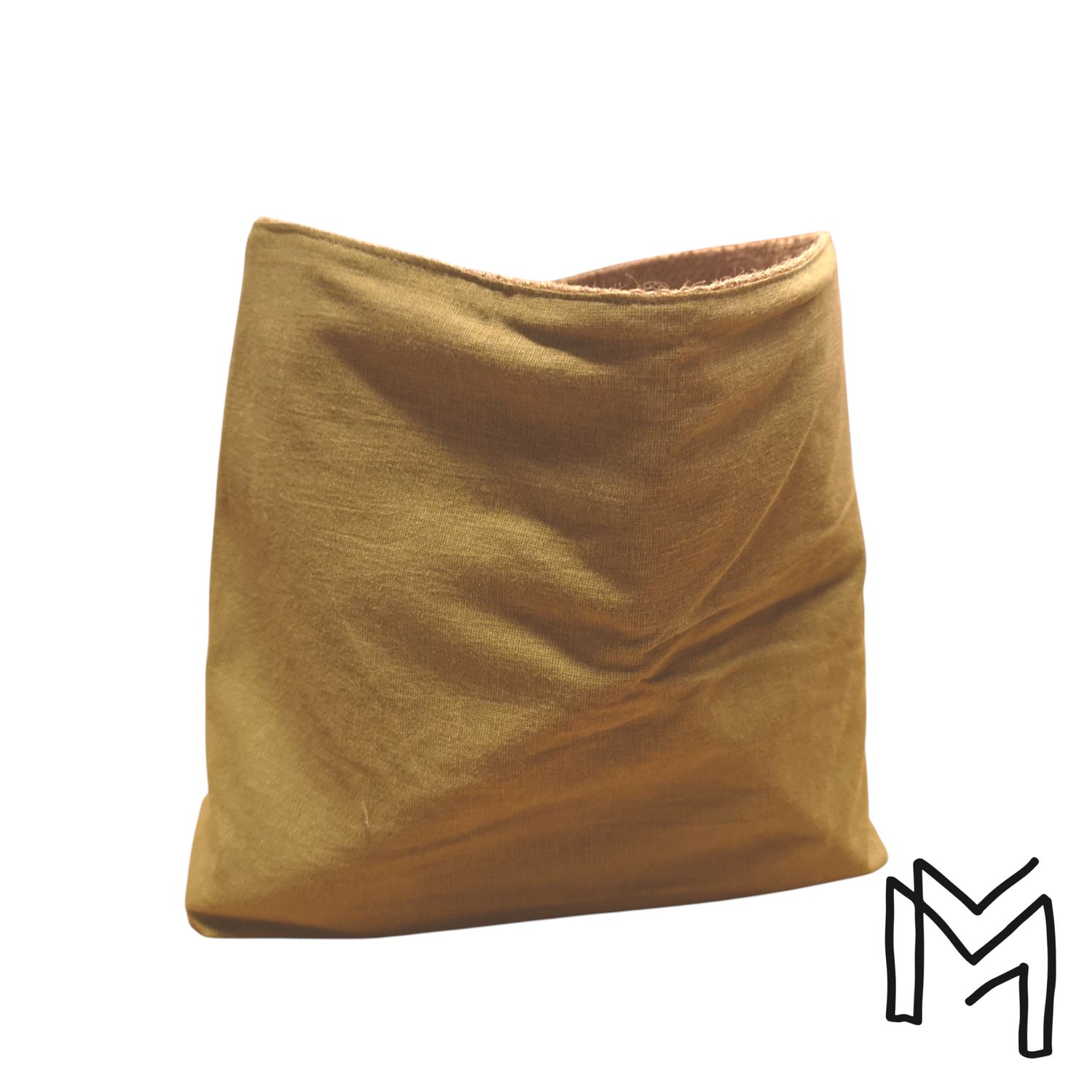 Mini opbergmand uit recuptextiel - flat sand