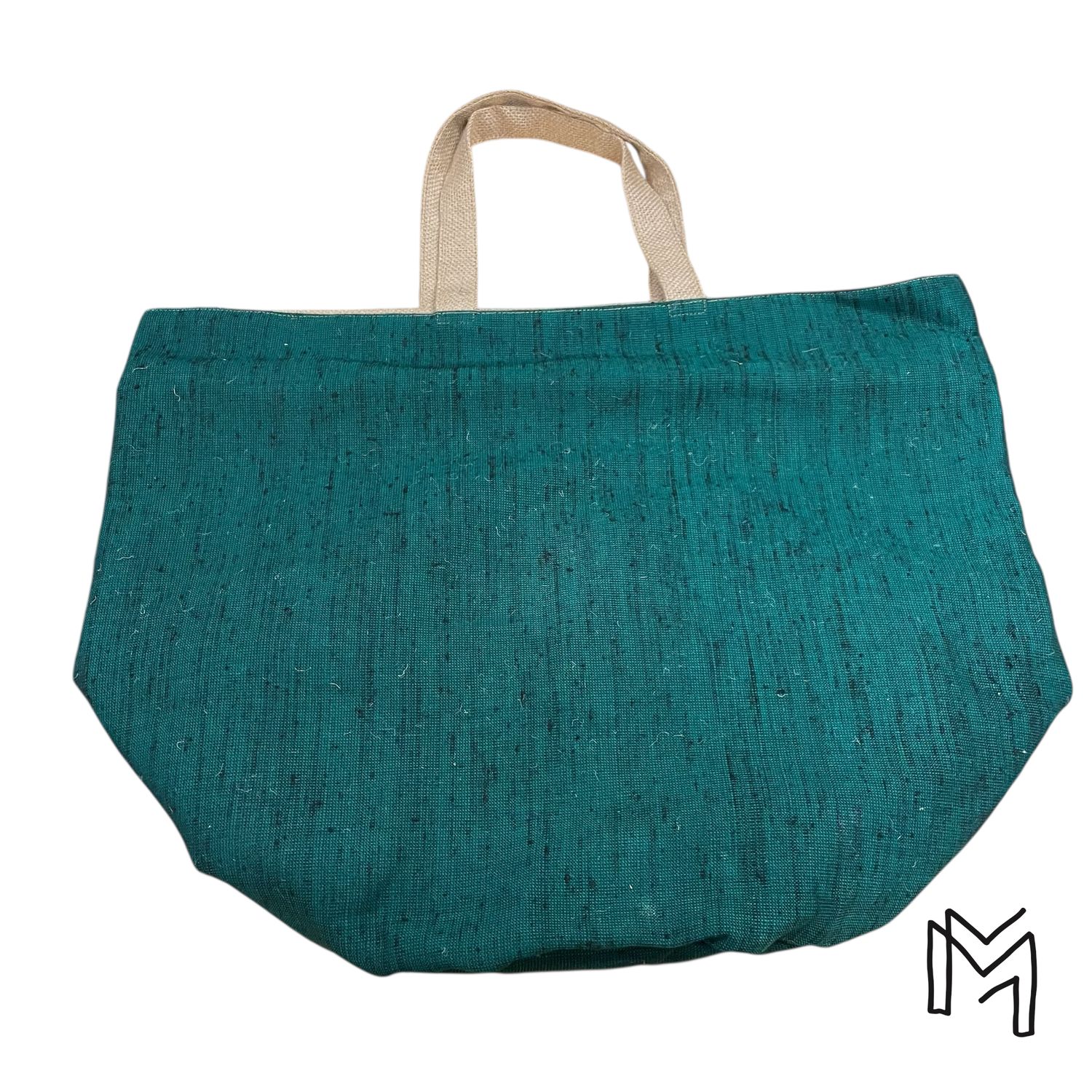 XL opbergmand uit recuptextiel - Green forest