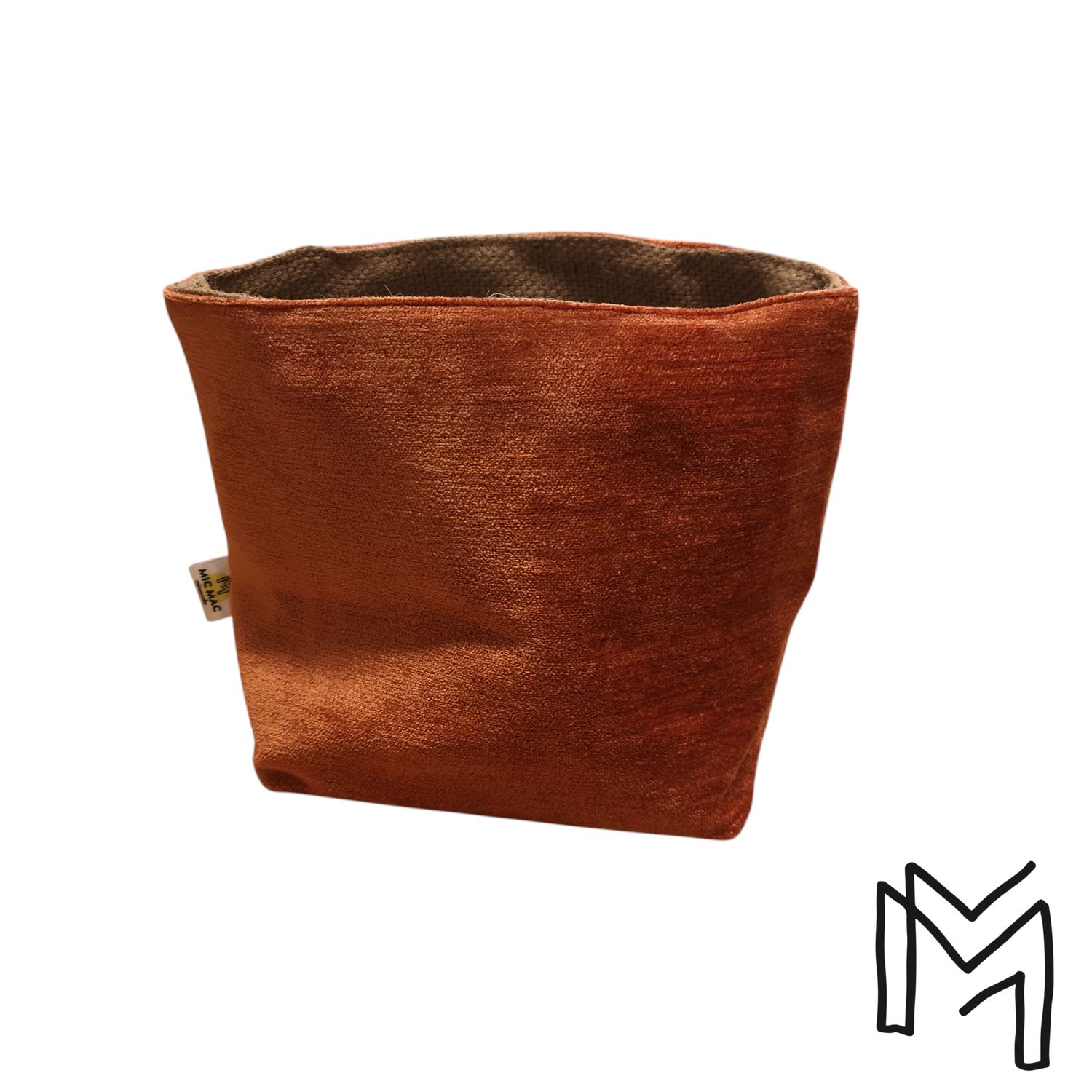 Mini opbergmand uit recuptextiel - Terra 3