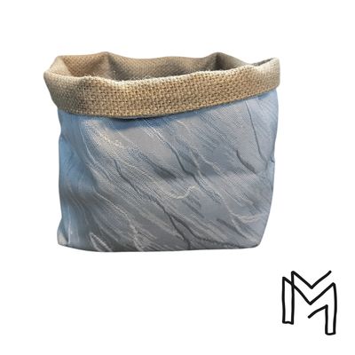 Mini opbergmand uit recuptextiel - cloud flames 2