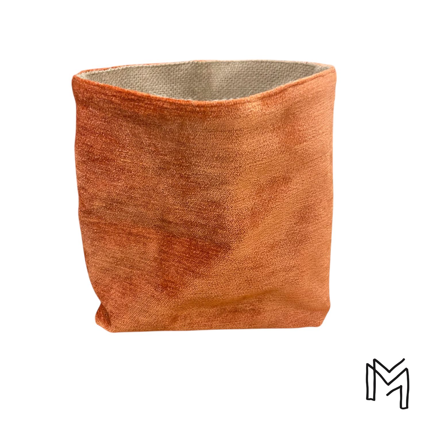 Mini opbergmand uit recuptextiel - Rust 3