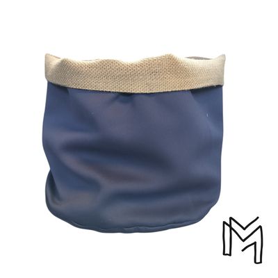 Medium opbergmand uit recuptextiel - flat elephant