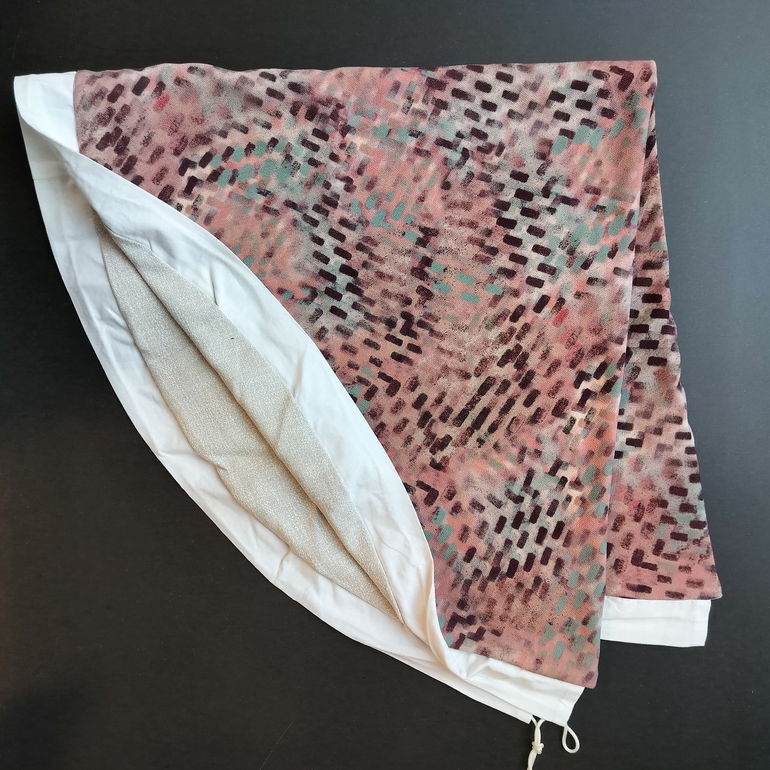 Play &amp; go uit recuptextiel - arty mint en pink