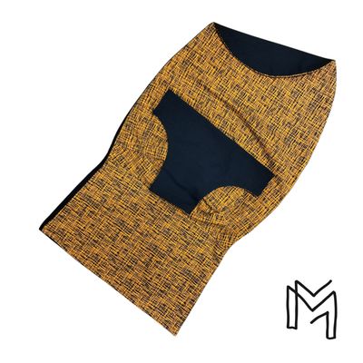 Wipperhoes uit recuptextiel - kriskras blue