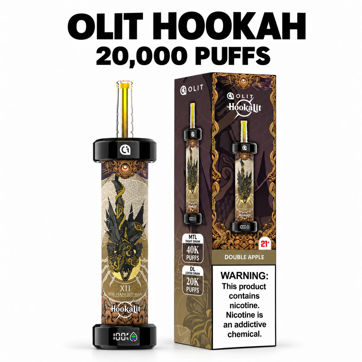 OLIT Hookalit 40,000 Puff Disposable