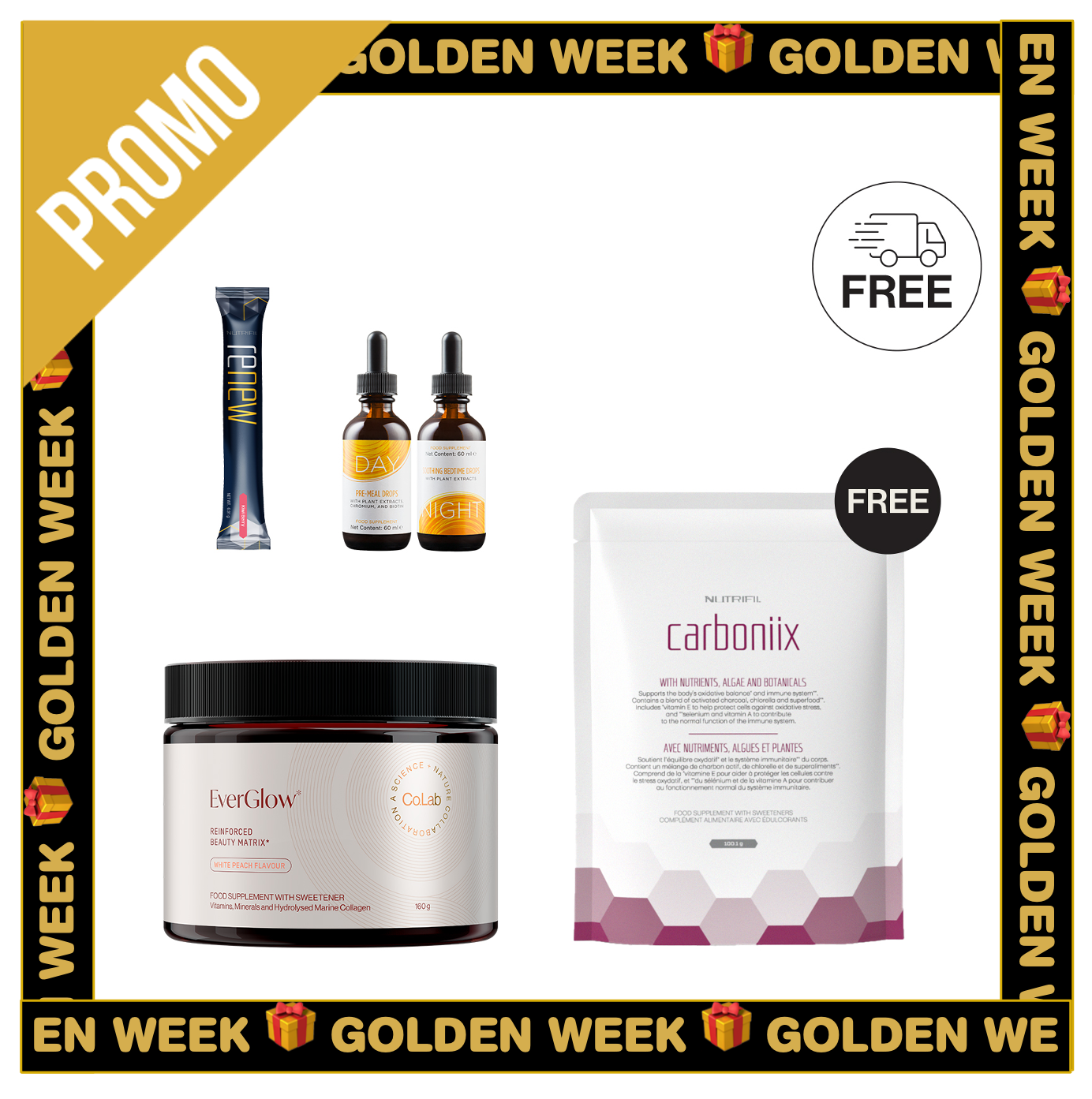 Glow and Renew Pack (Carboniix IN OMAGGIO) (guida offerta + ricette)