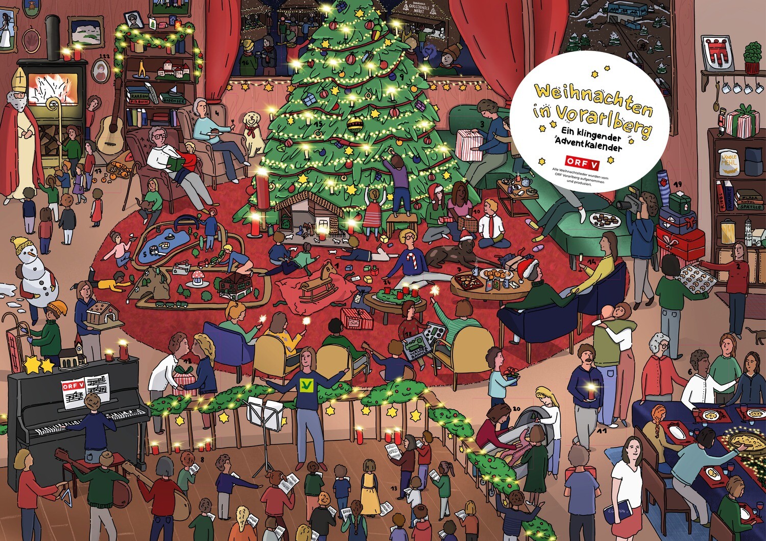 Sarah Luger: Weihnachten in Vorarlberg. Ein klingender Adventkalender