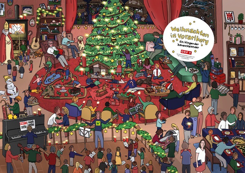 Sarah Luger: Weihnachten in Vorarlberg. Ein klingender Adventkalender