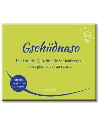 Kartenspiel "Gschiidnaso"