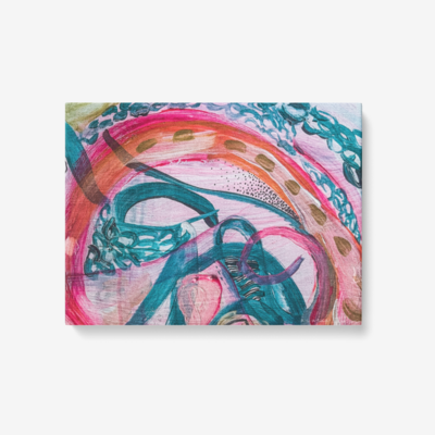 Number 5 Piece Canvas Wall Art for Living Room - Framed Ready to Hang 24"x18"