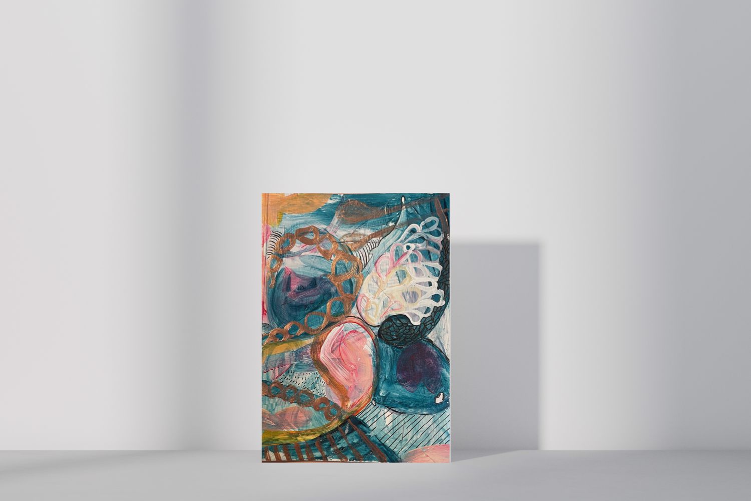 Hand-Painted Card: 2