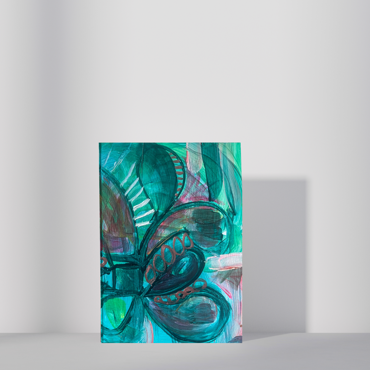 Hand-Painted Card: 4