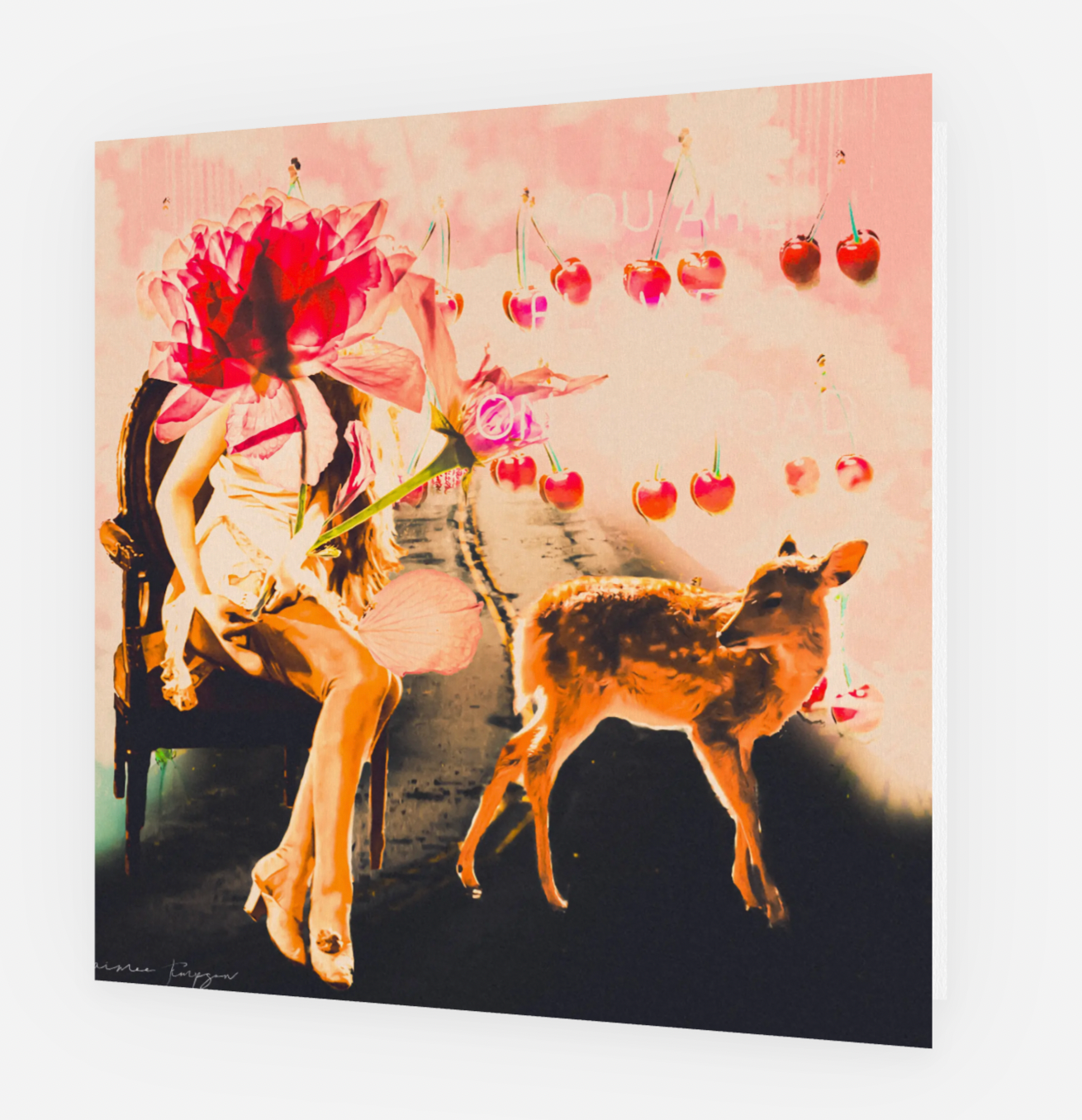 You are the Flower on the Road Gift Card