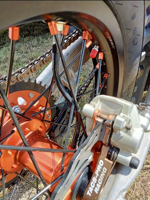 TACS-PRO Rear Wheel 18” x 2,15” (orange) suitable for KTM/GASGAS/Husqvarna TACS-PRO Rear Wheel 18” x 2,15” (orange) suitable for KTM/GASGAS/Husqvarna