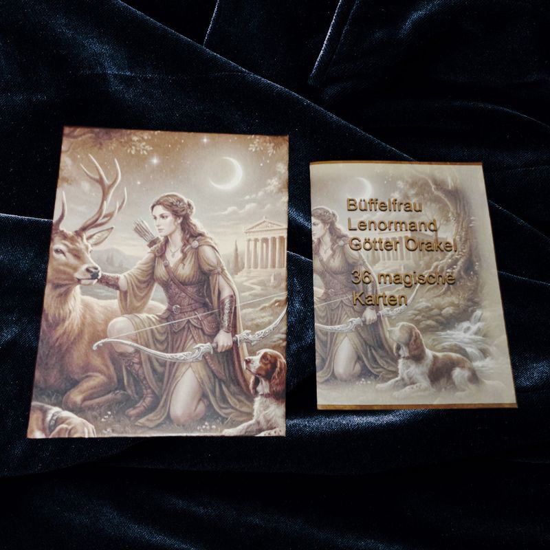 Büffelfrau Lenormand Götter Orakel