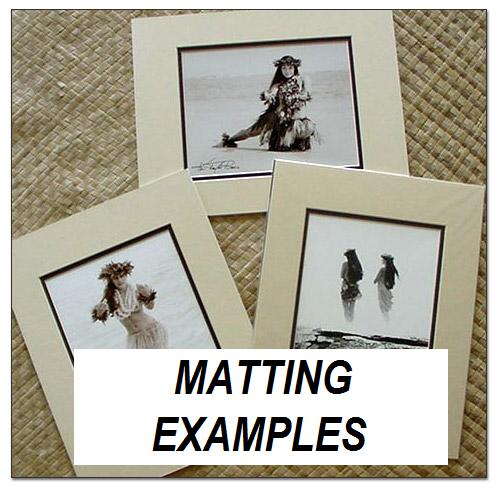 Kim Taylor Reece 11 X 14 Matted Hula Prints (33 Style Choices--$28.00 each)