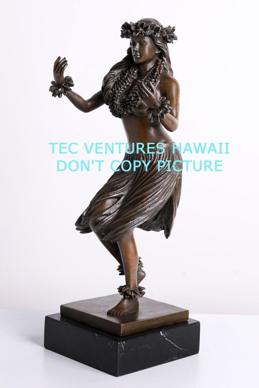 Kim Taylor Reece Rare Bronze on Marble Hula Sculptures (11 Style Choices--$375 each)