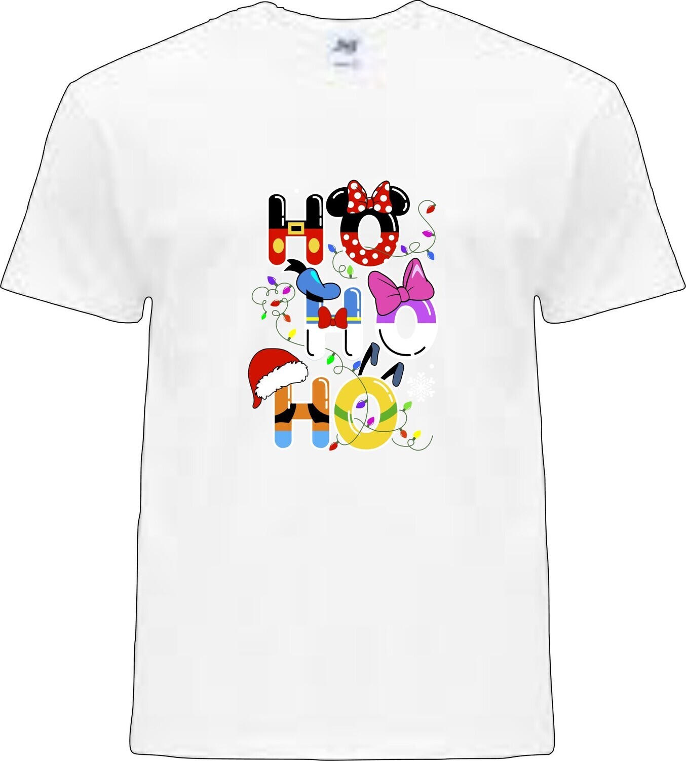 T-SHIRT Ohohoh Natale, COLORE: BIANCO