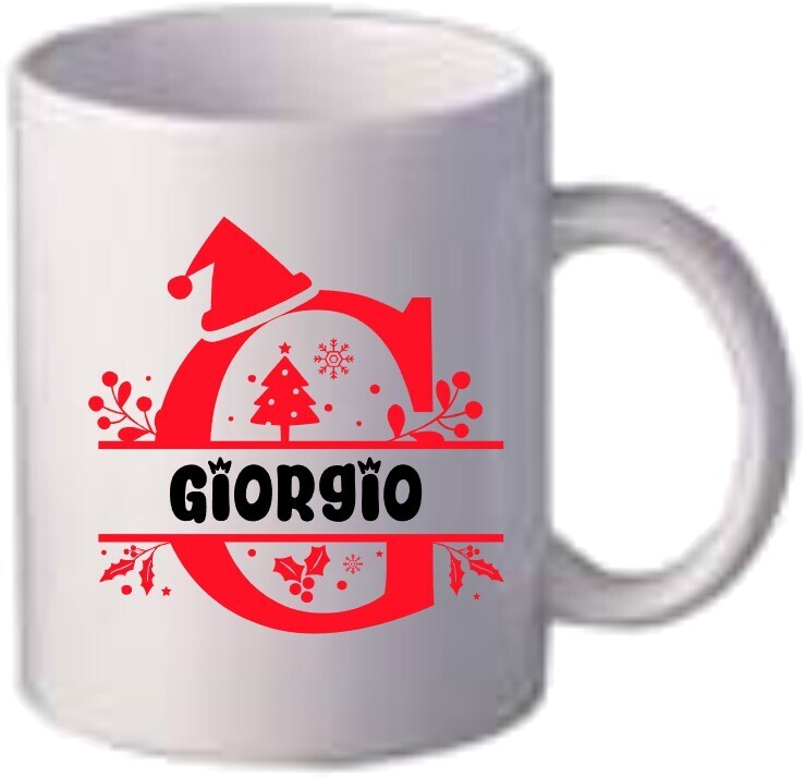 CUSCINO E TAZZA lettera natalizia, TAZZA/CUSCINO: TAZZA