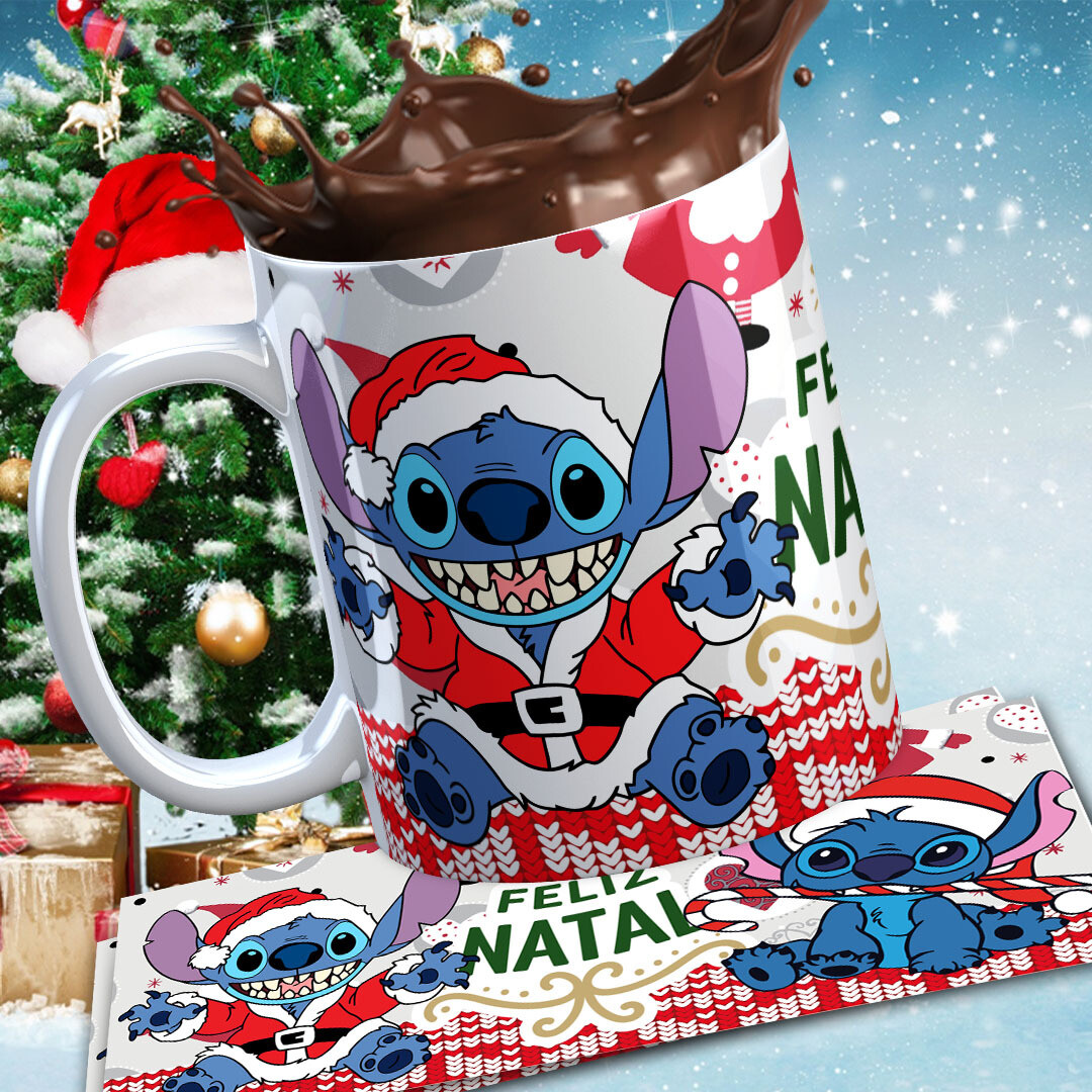 TAZZE STITCH Natalizia, DISEGNO: 1