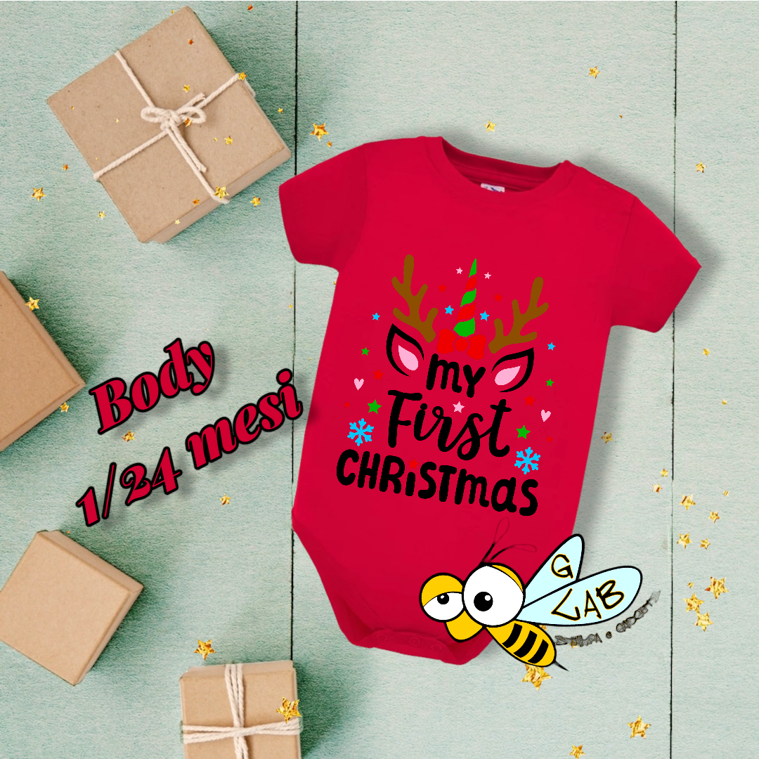 Body neonato unicorno PRIMO NATALE