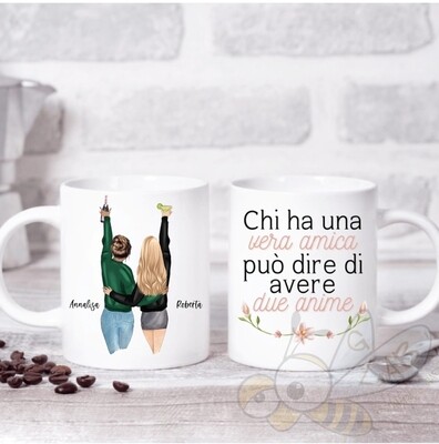 TAZZA  Amica e Sorella