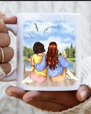 TAZZA Amiche e Sorelle PANORAMA