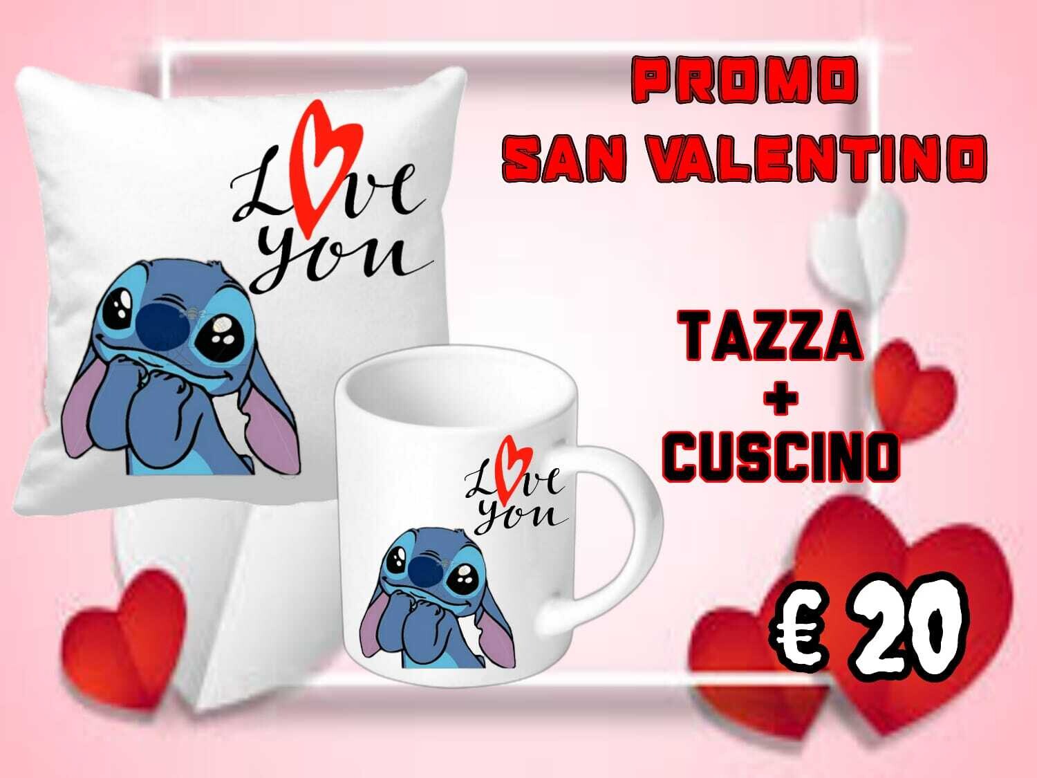 SET Tazza + Cuscino San Valentino