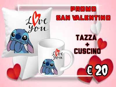 SET Tazza + Cuscino San Valentino