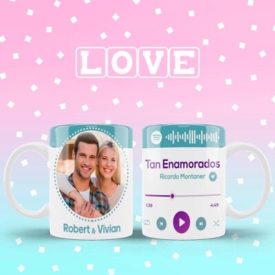 TAZZA Spotify san valentino