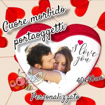 CUSCINO con tasca personalizzato